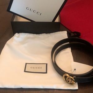 Authentic Gucci Double G women’s belt